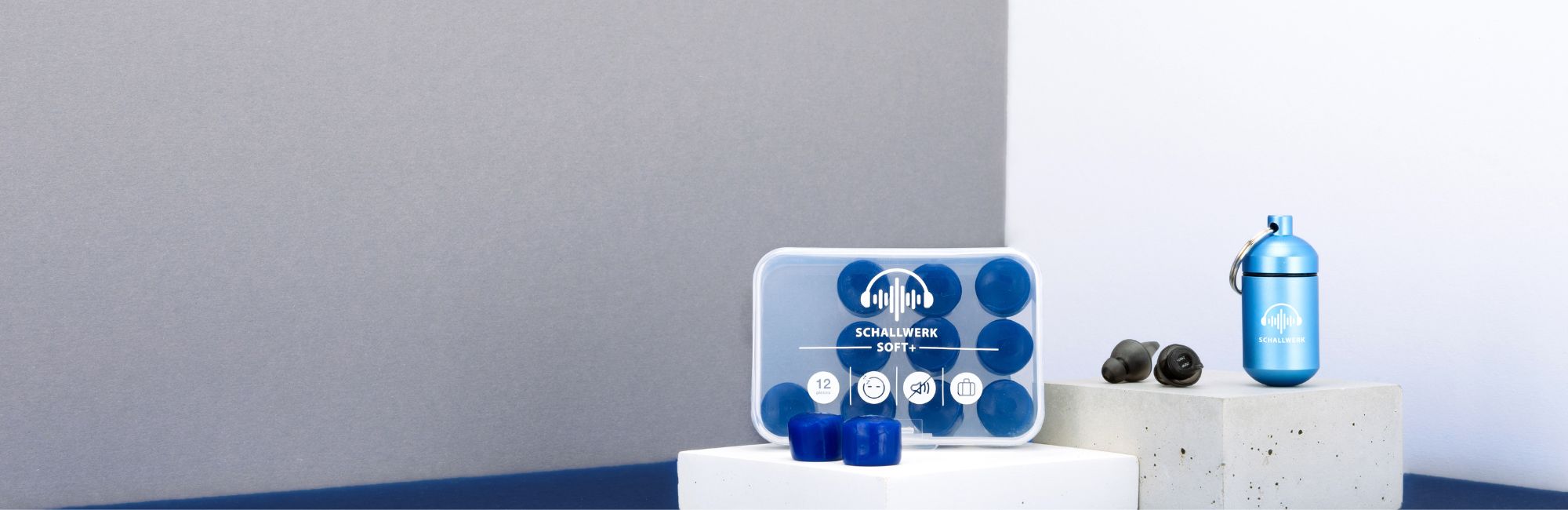 Verschiedene Arten von Gehörschutz