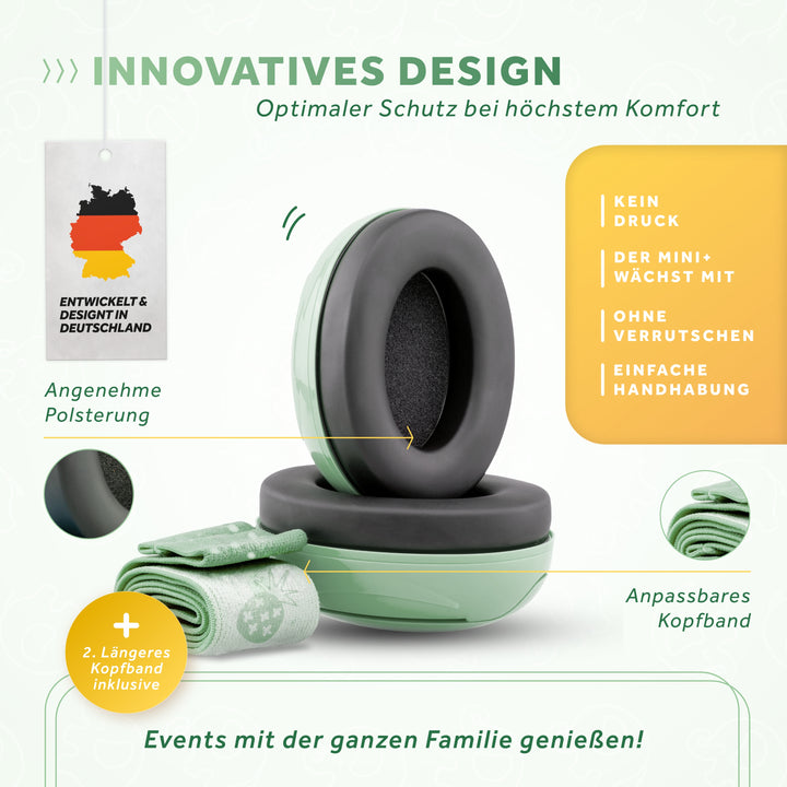 MINI+ | Gehörschutz für kleinen Kopfumfang