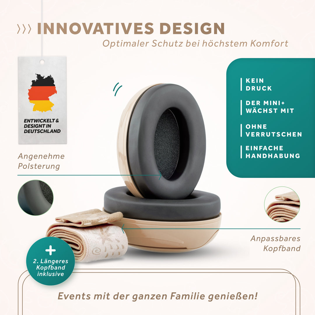 MINI+ | Gehörschutz für kleinen Kopfumfang