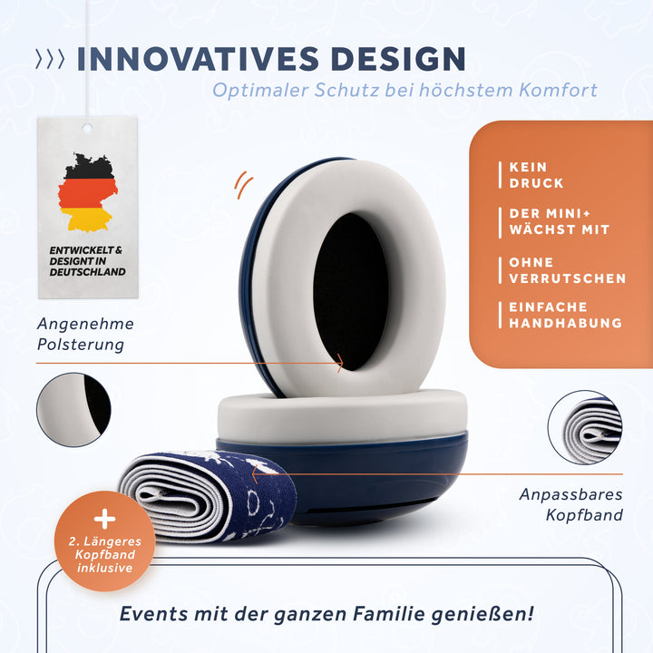 MINI+ | Gehörschutz für kleinen Kopfumfang