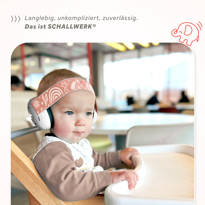 Mini+ | Gehörschutz für kleinen Kopfumfang (UV Druck)