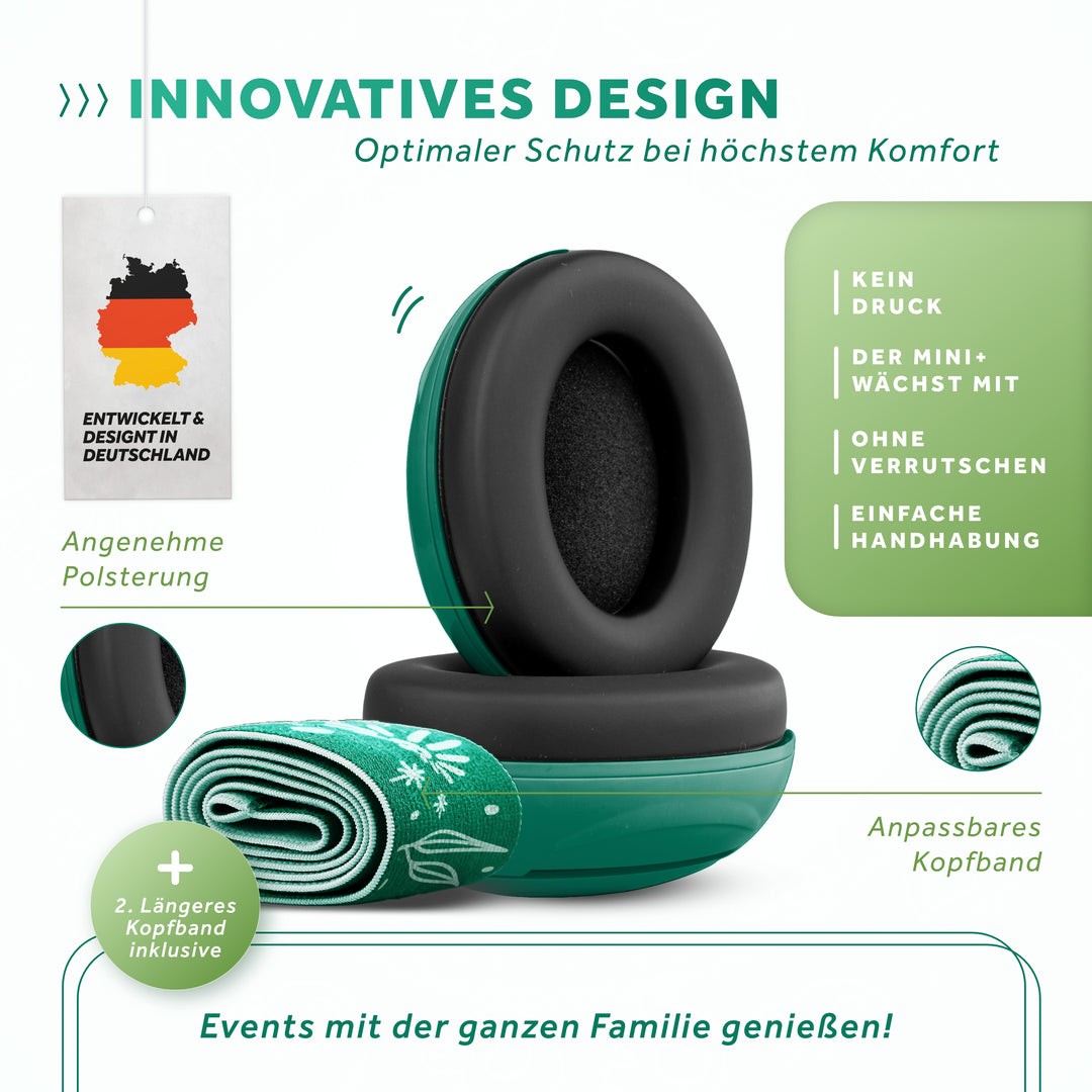 MINI+ | Gehörschutz für kleinen Kopfumfang