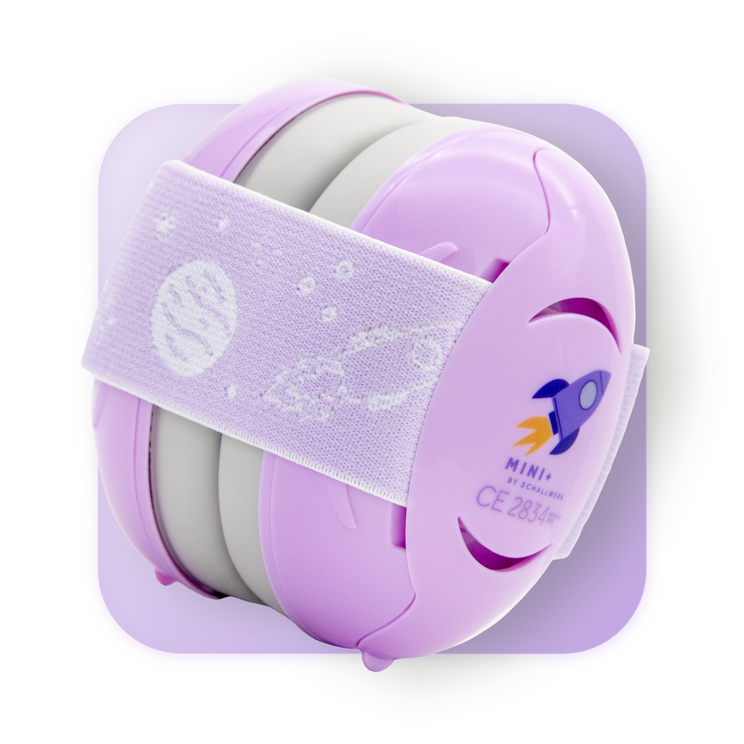 Mini+ | Gehörschutz für kleinen Kopfumfang (UV Druck)