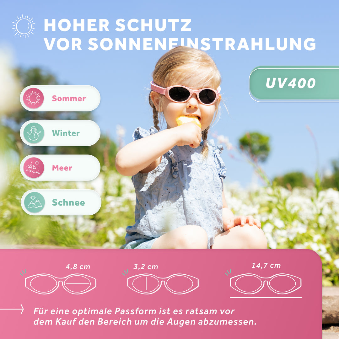 Hoher Schutz vor Sonneneinstrahlung - UV400