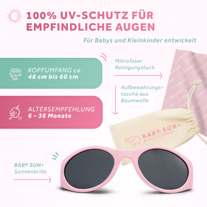 100% UV-Schutz für empfindliche Augen