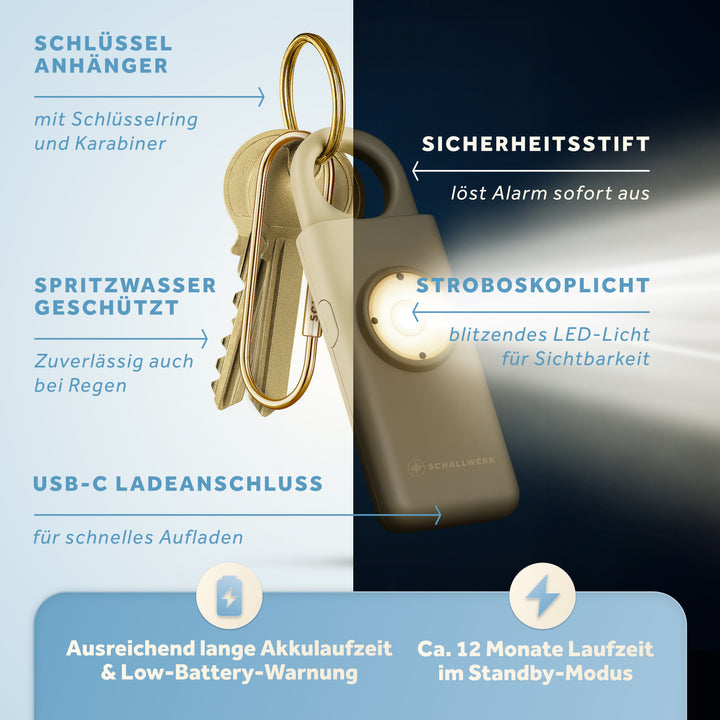 Safety+ | Emergency Alarm Keychain