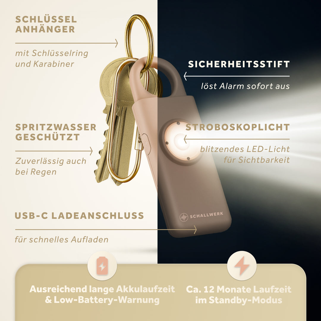 Safety+ | Emergency Alarm Keychain