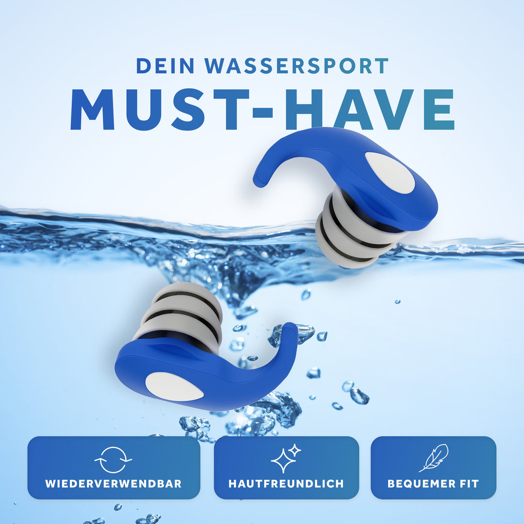 Water+ | Wasserschutz für die Ohren von Kinder & Erwachsenen