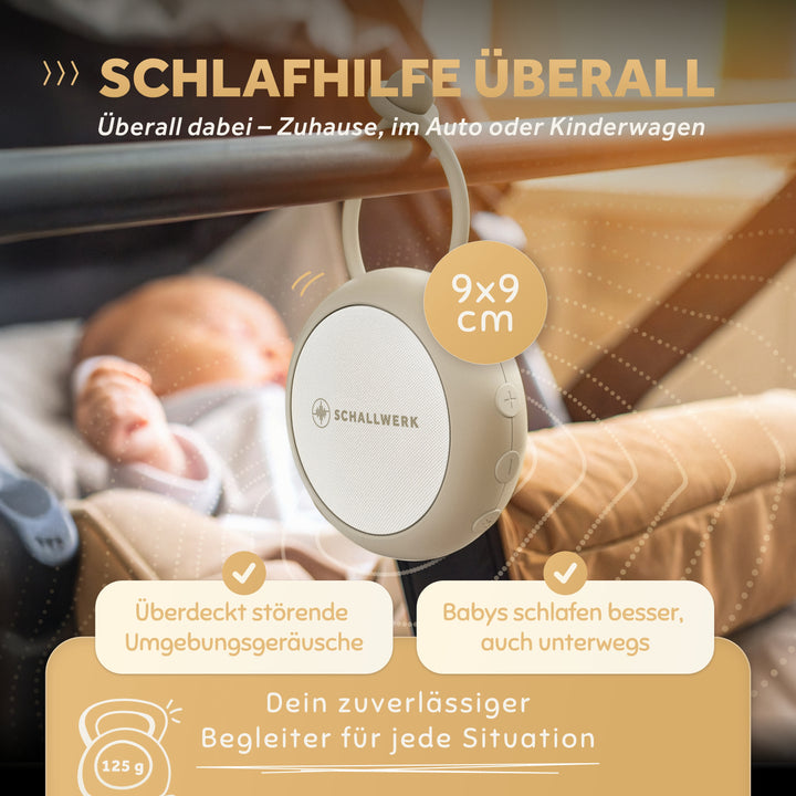 Calm+ go | White Noise Einschlafhilfe für Babys
