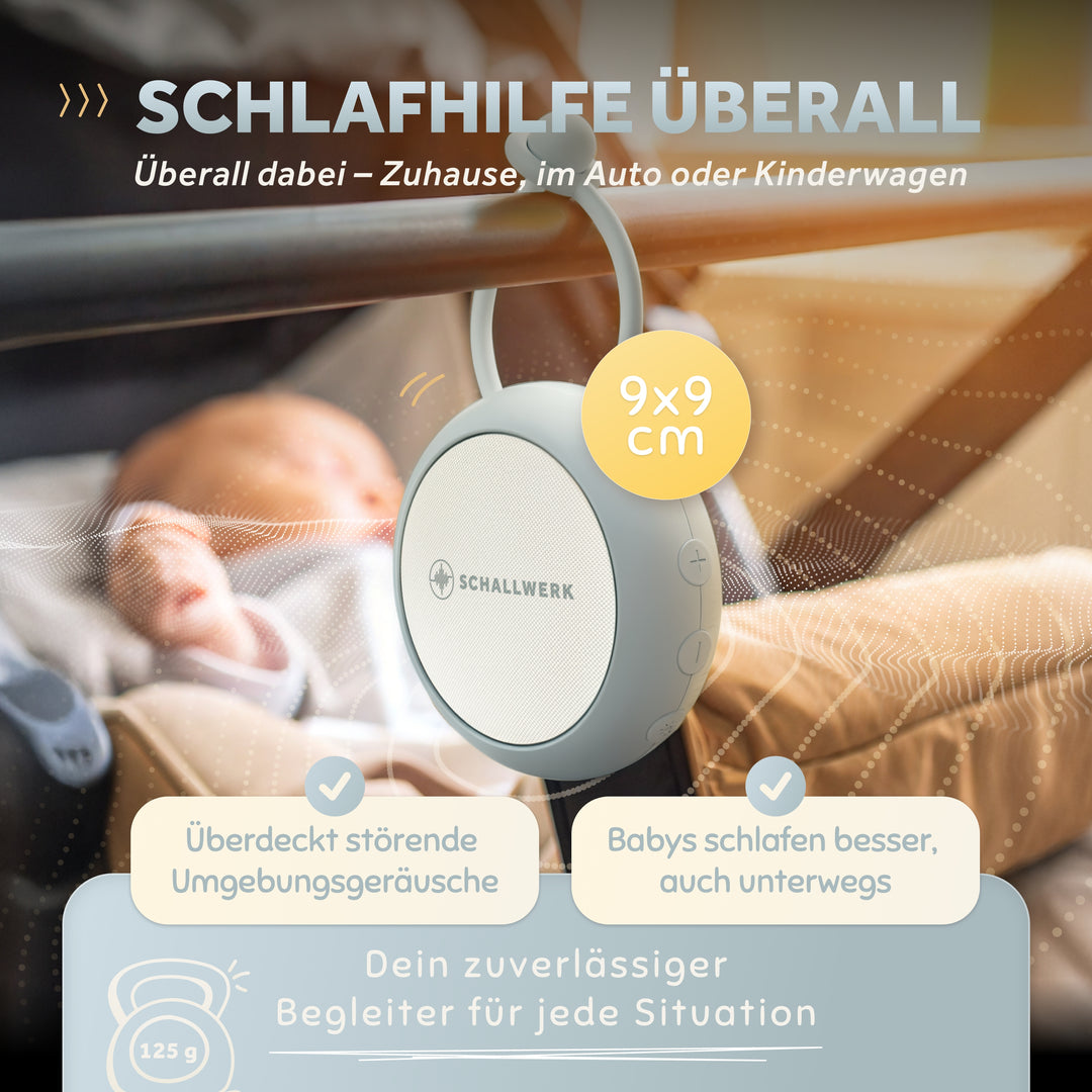 Calm+ go | White Noise Einschlafhilfe für Babys