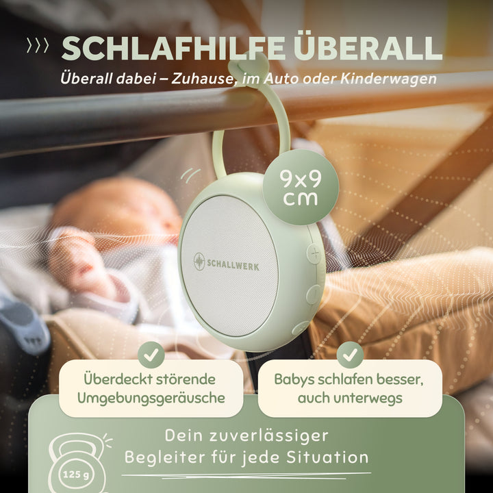 Calm+ go | White Noise Einschlafhilfe für Babys