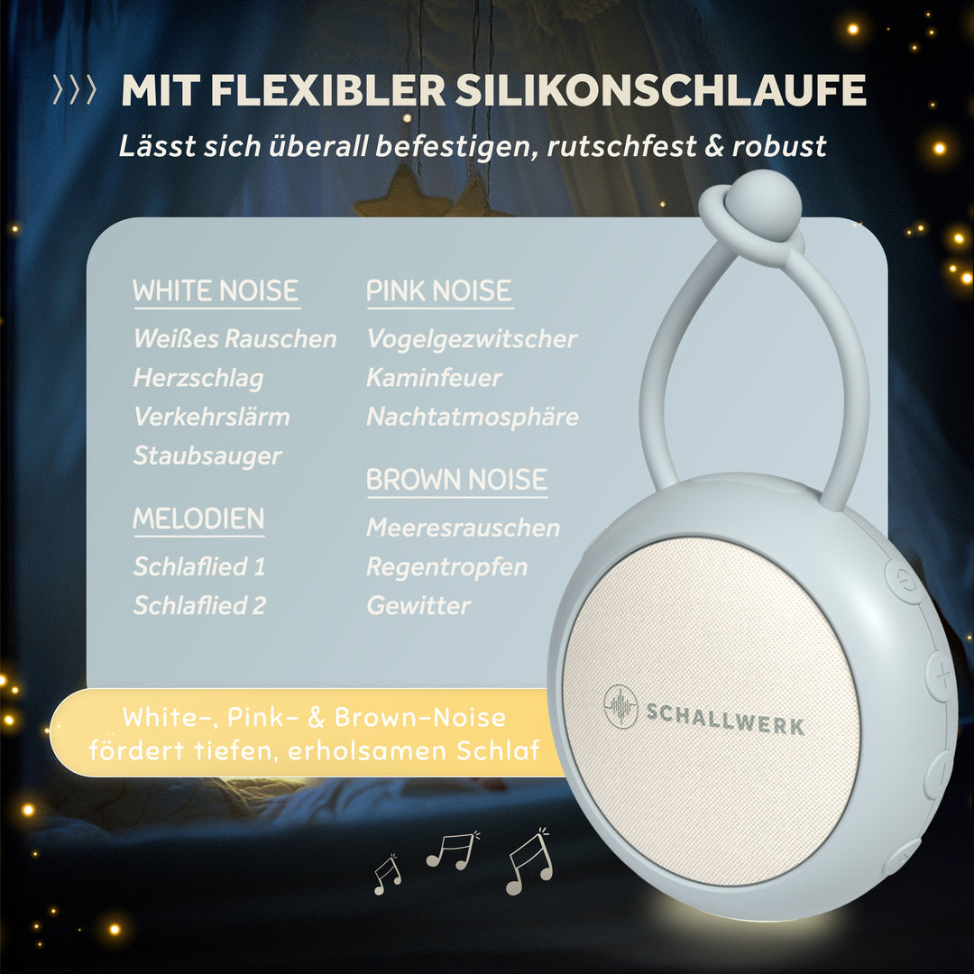 Calm+ go | White Noise Einschlafhilfe für Babys