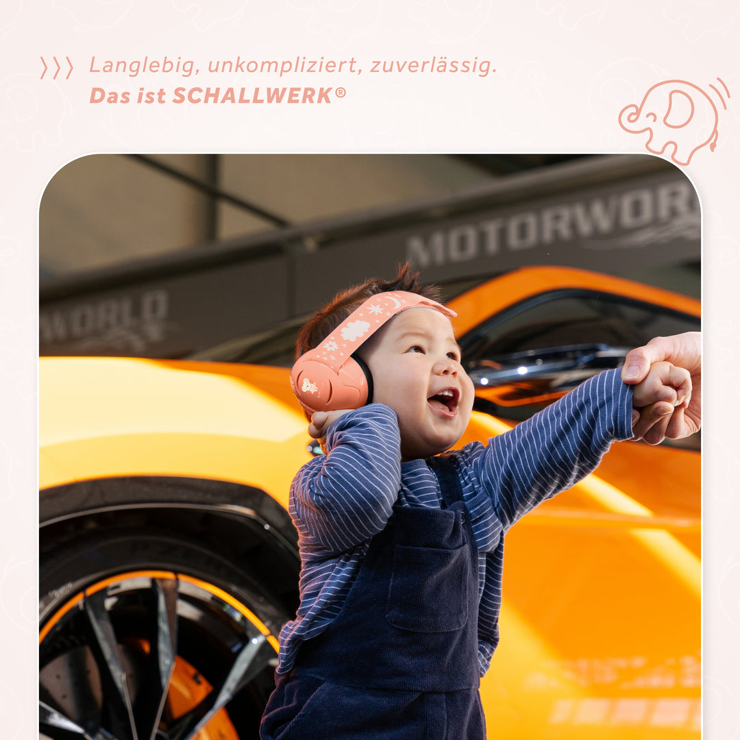 Mini+ | Gehörschutz für kleinen Kopfumfang (UV Druck)