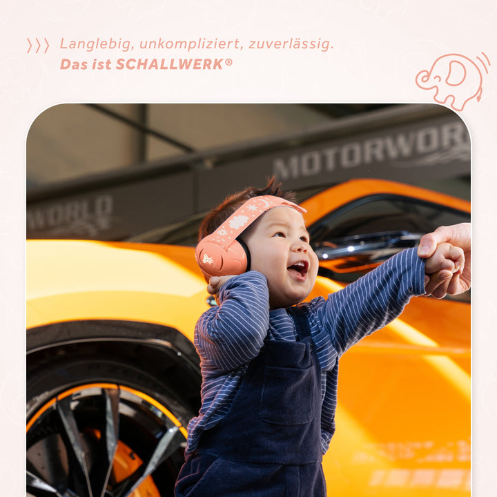 Mini+ | Gehörschutz für kleinen Kopfumfang (UV Druck)