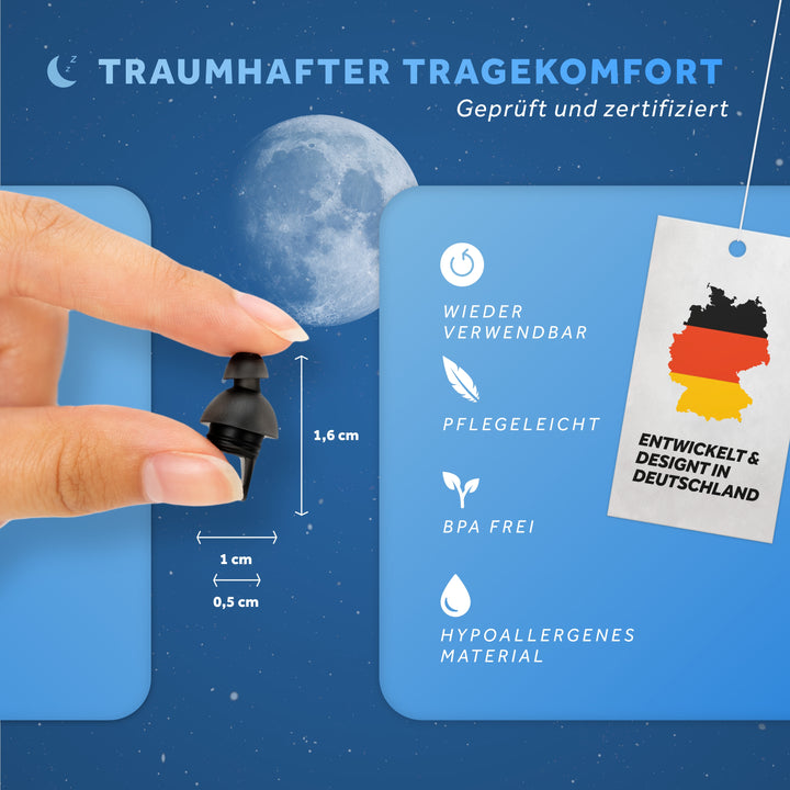 Schallwerk Sleep Gehörschutz traumhafter Tragekomfort