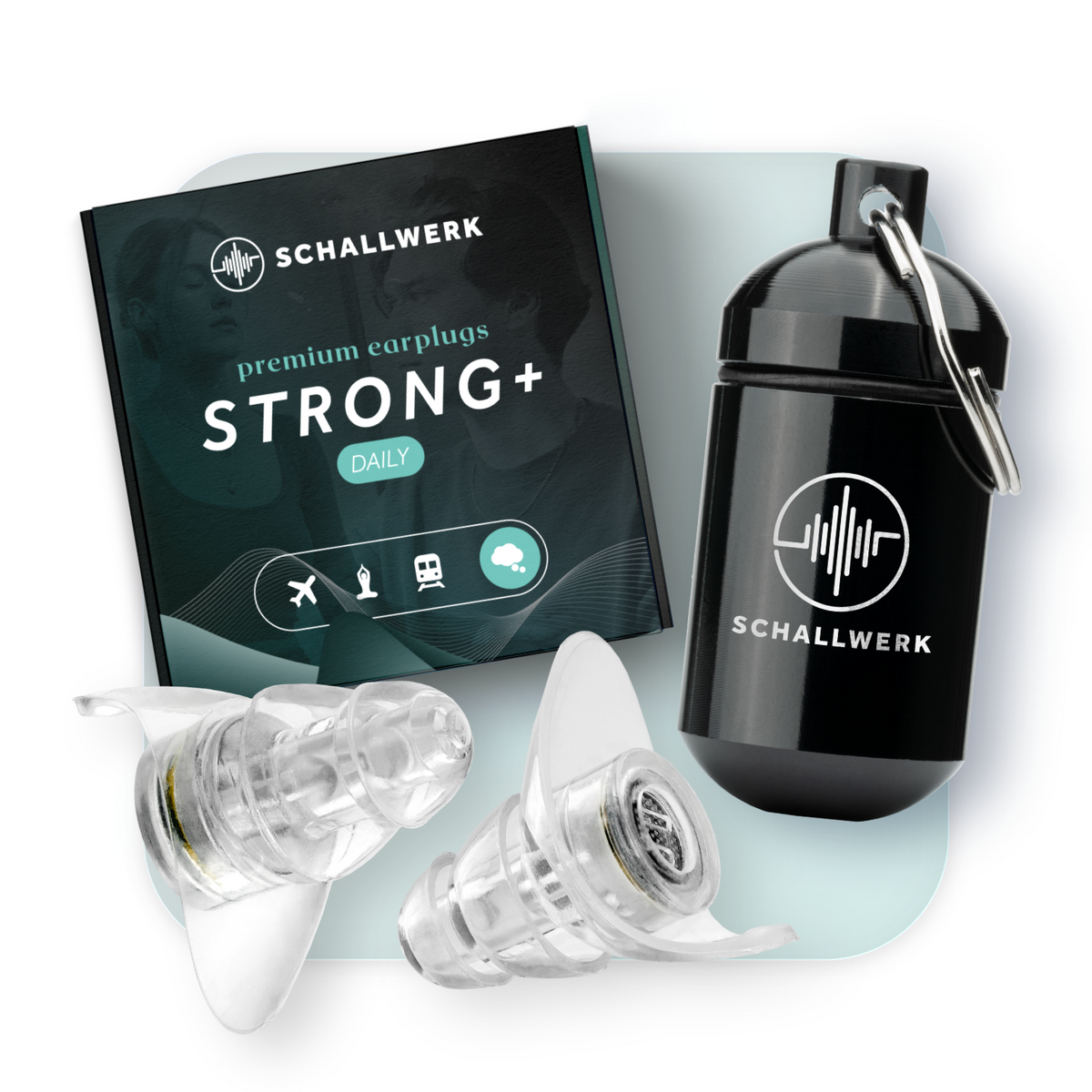 SCHALLWERK Strong+ Ohrstöpsel für Silvester und Feuerwerk