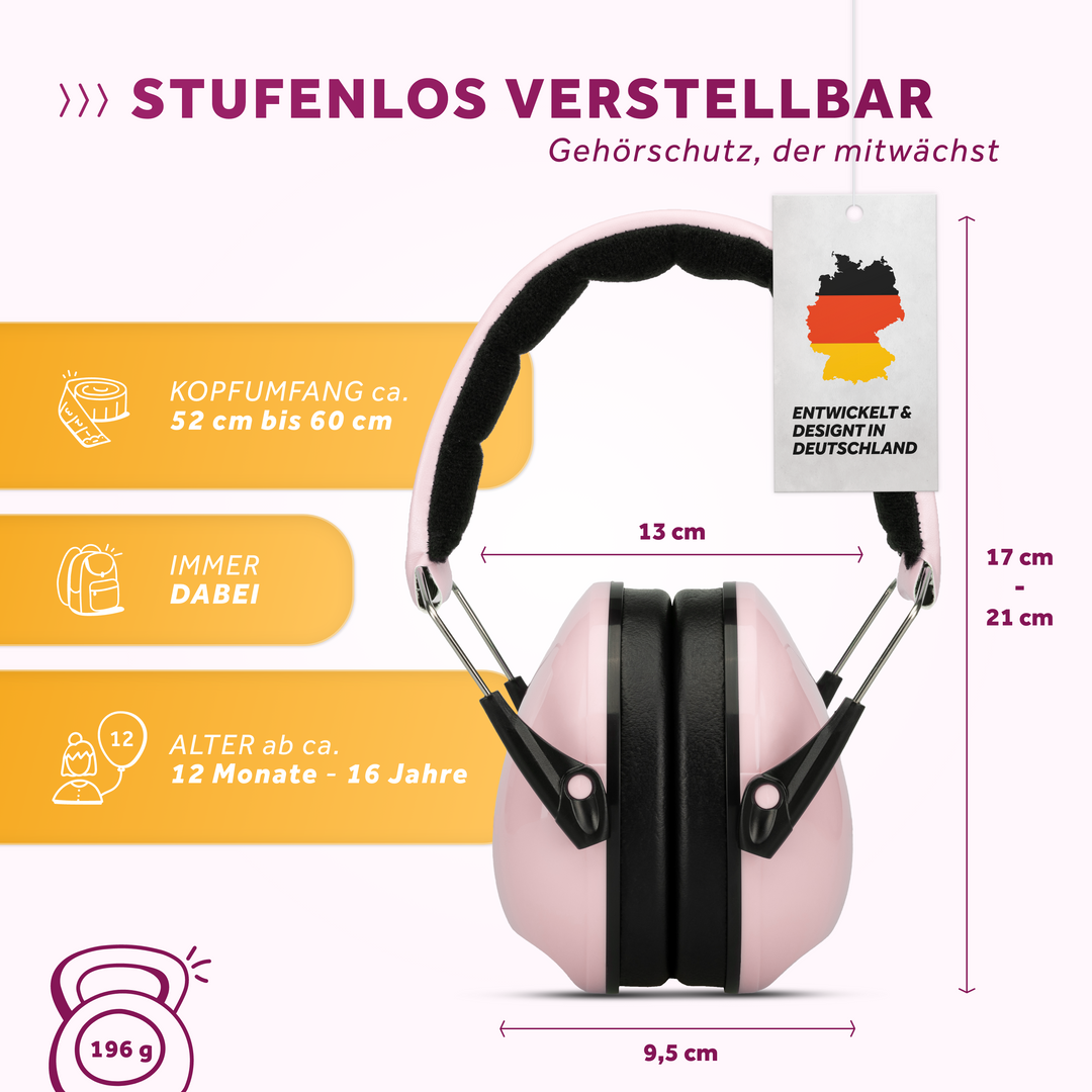Kiddies Gehörschutz von Schallwerk in rosa produktinformationen