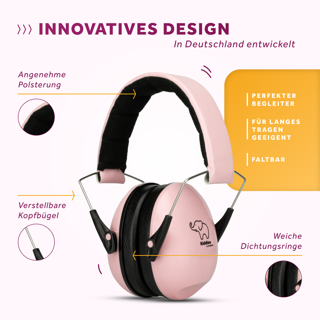 Kiddies Gehörschutz von Schallwerk in rosa produktinformationen
