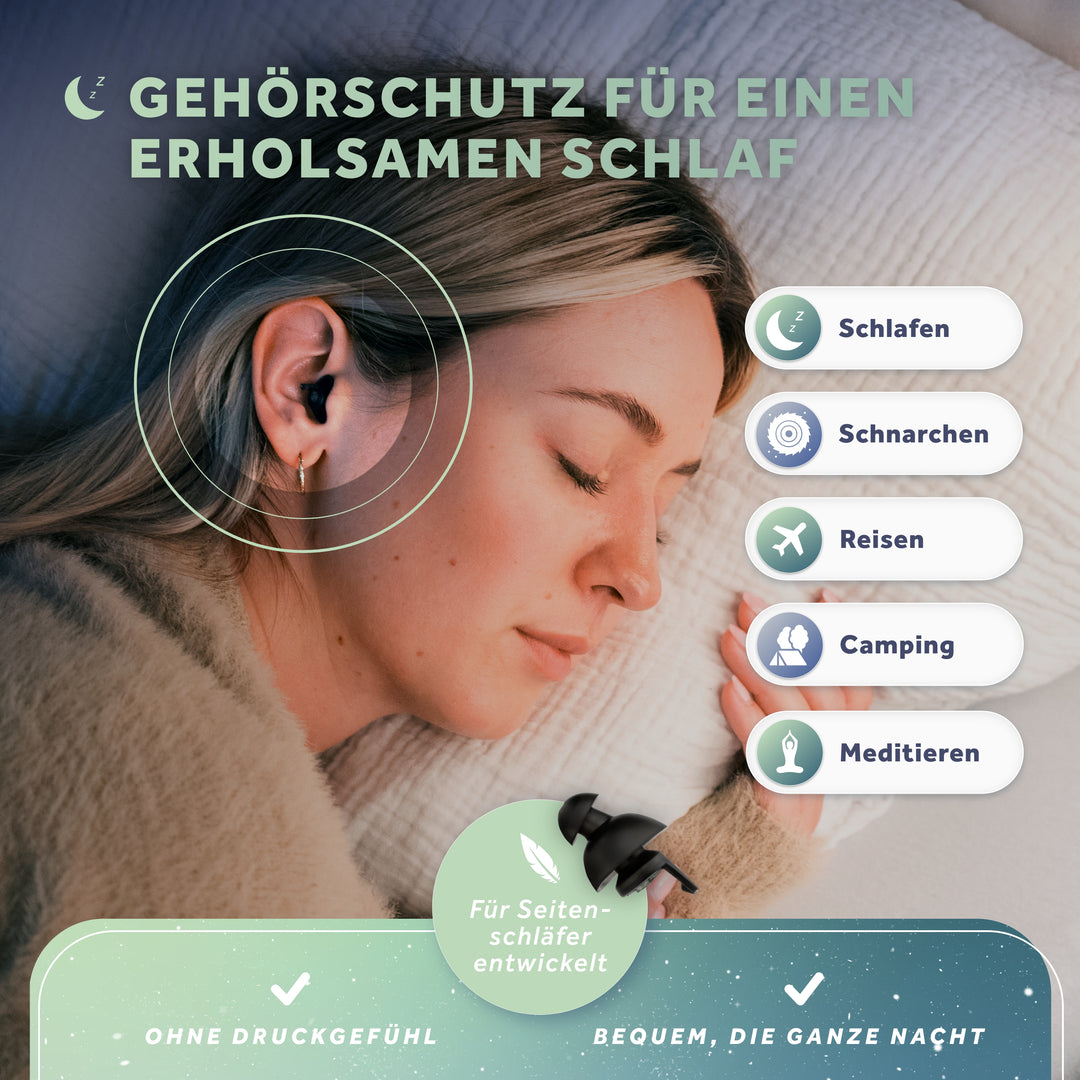 Dream+ | earplugs for side sleepers