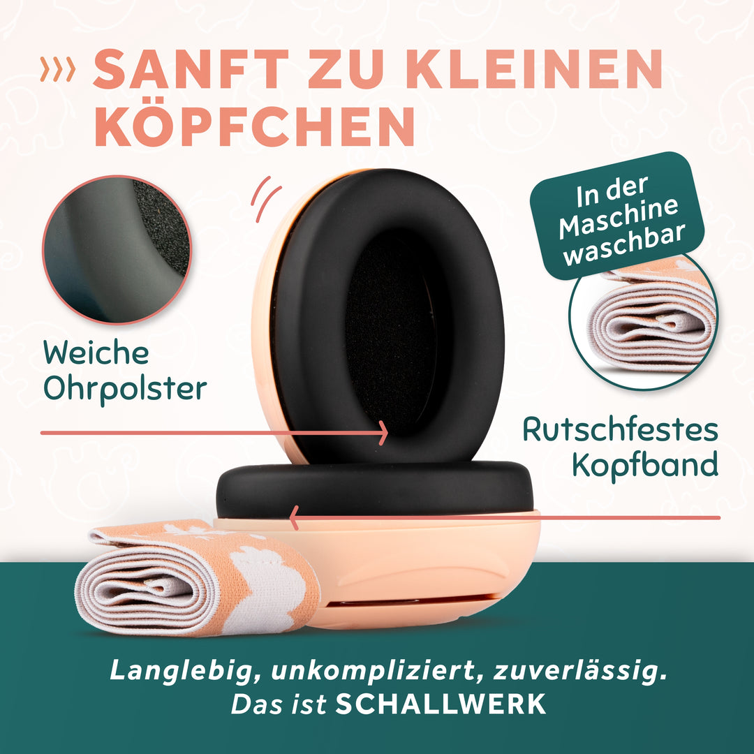 SCHALLWERK® Mini+ | Hearing protection for very small heads