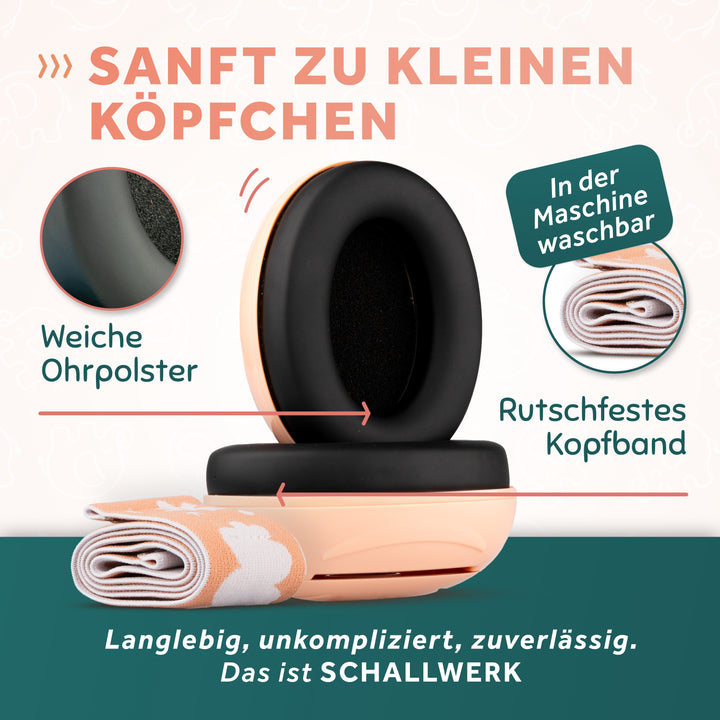 SCHALLWERK® Mini+ | Hearing protection for very small heads