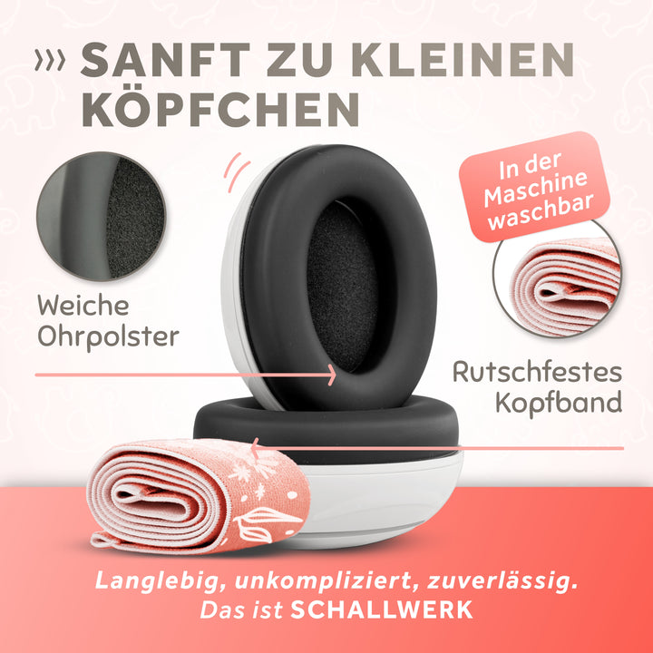 SCHALLWERK® Mini+ | Hearing protection for very small heads