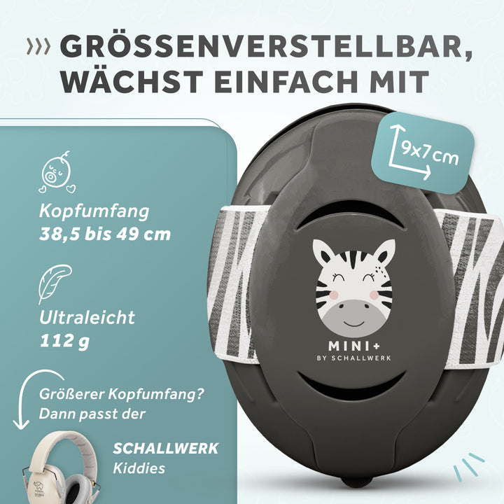 SCHALLWERK® Mini+ | Hearing protection for very small heads