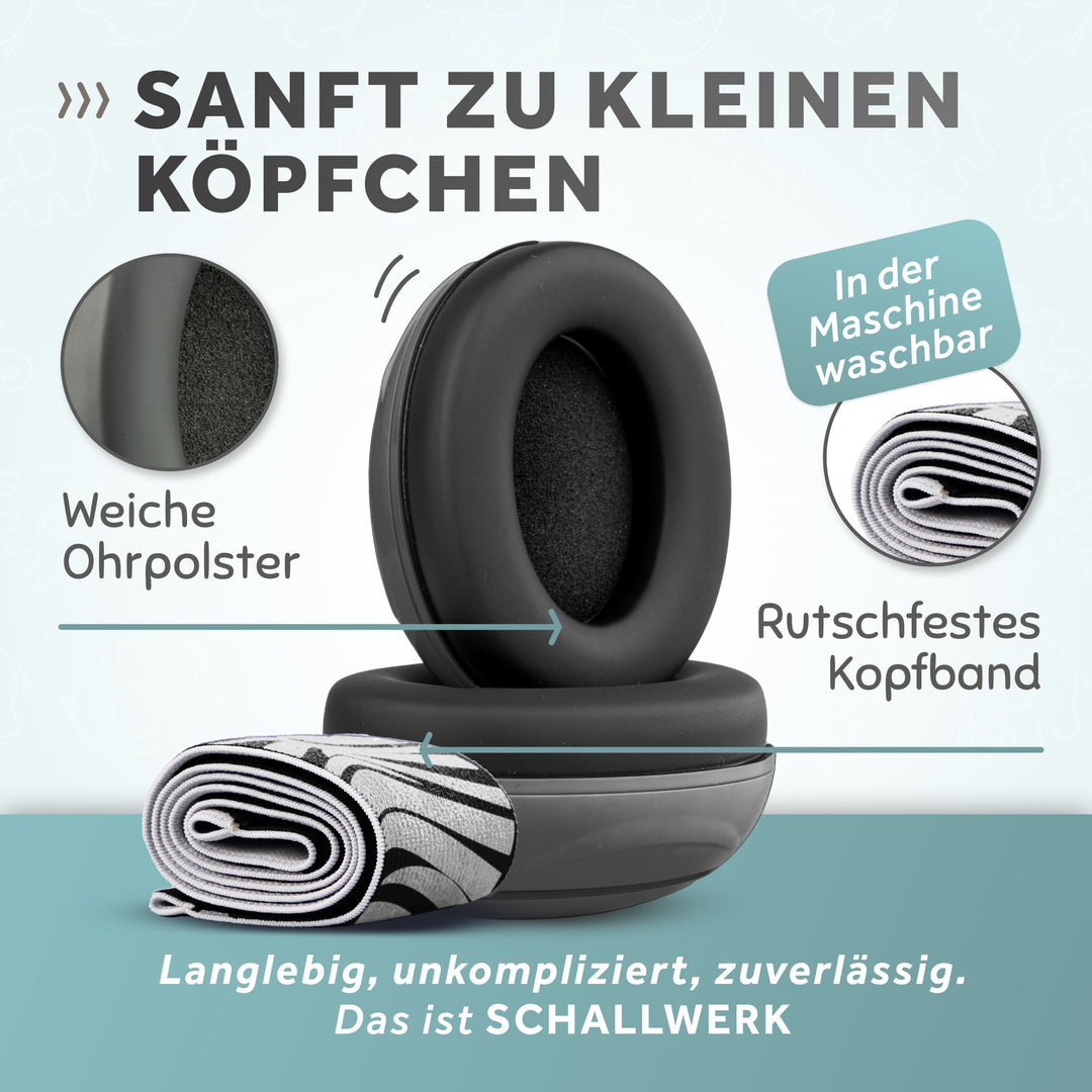SCHALLWERK® Mini+ | Hearing protection for very small heads