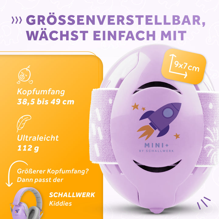 SCHALLWERK® Mini+ | Hearing protection for very small heads