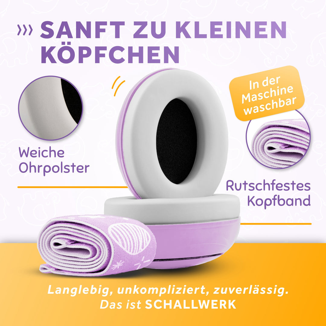 SCHALLWERK® Mini+ | Hearing protection for very small heads