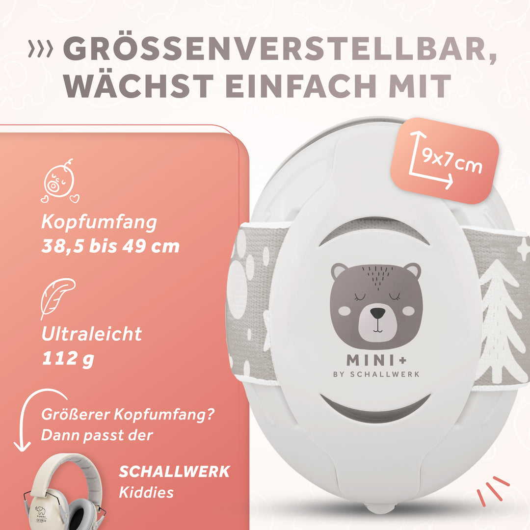 SCHALLWERK® Mini+ | Hearing protection for very small heads