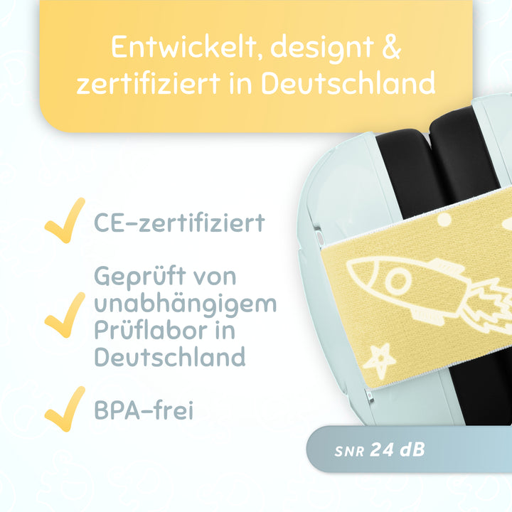 SCHALLWERK® Mini+ | Hearing protection for very small heads