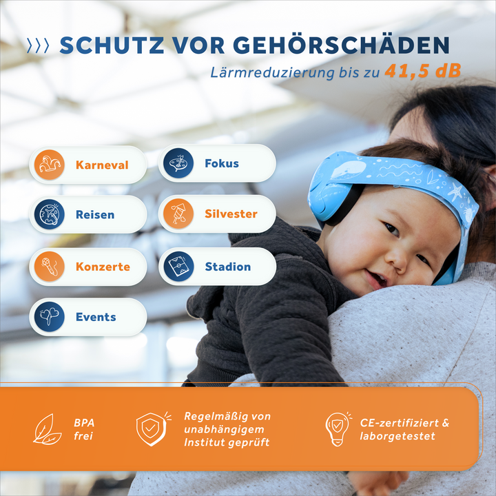 SCHALLWERK® Mini+ | Hearing protection for very small heads