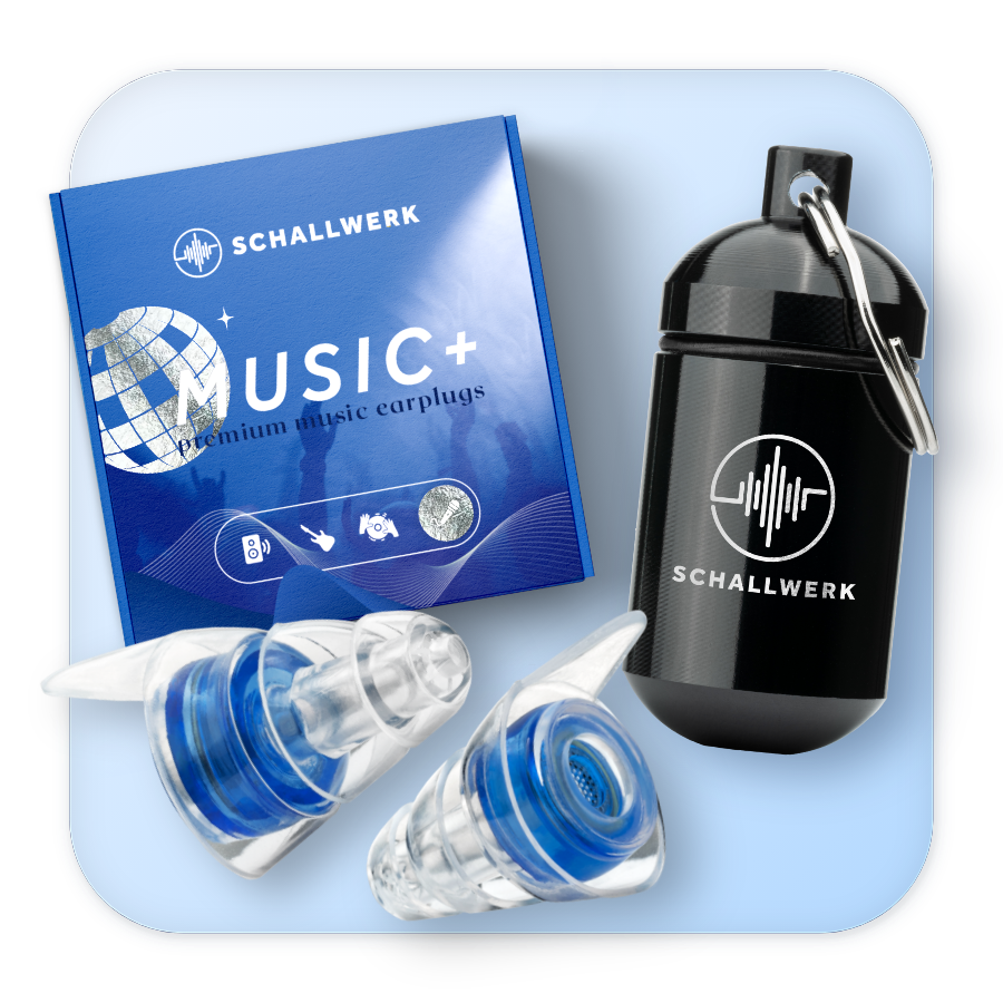 SCHALLWERK® Music+ | earplugs for concerts