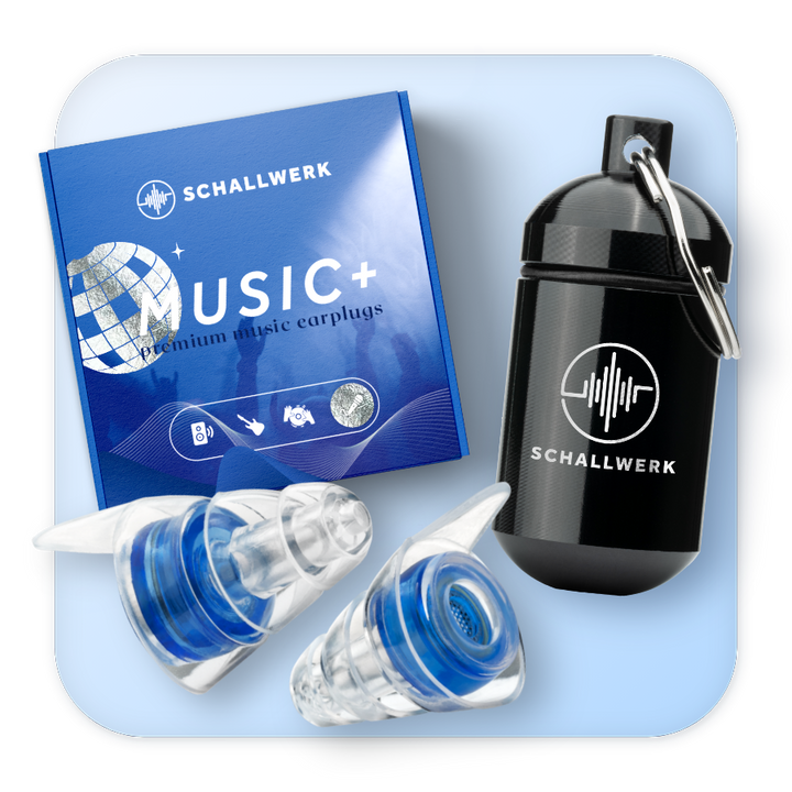 SCHALLWERK® Music+ | earplugs for concerts