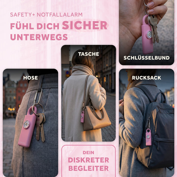 Safety+ | Personal Safety Alarm Keychain