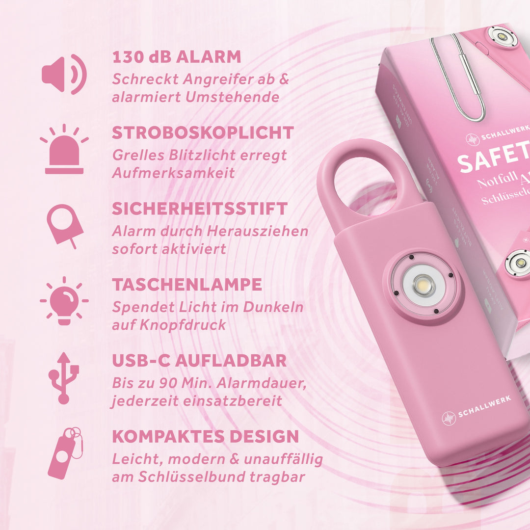 Safety+ | Personal Safety Alarm Keychain