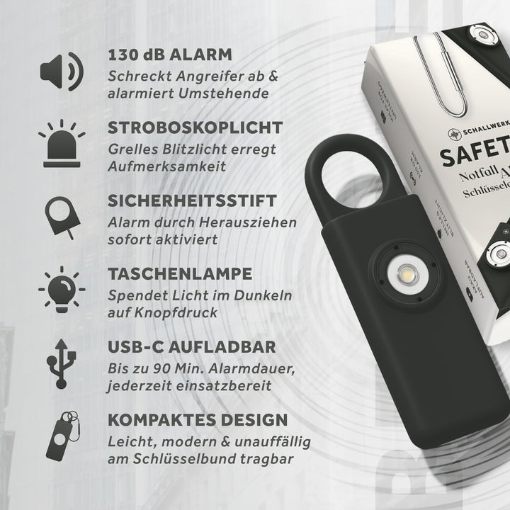 Safety+ | Personal Safety Alarm Keychain