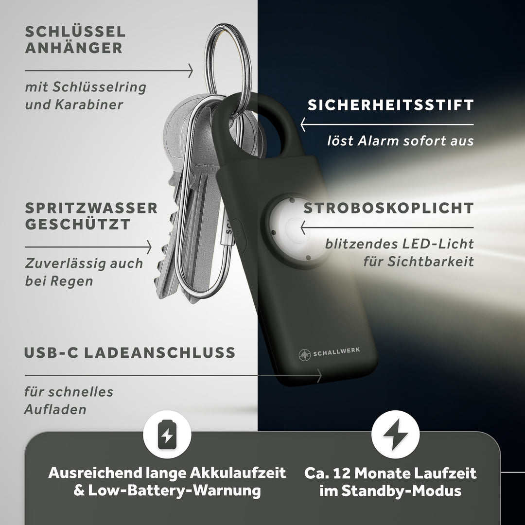 Safety+ | Personal Safety Alarm Keychain