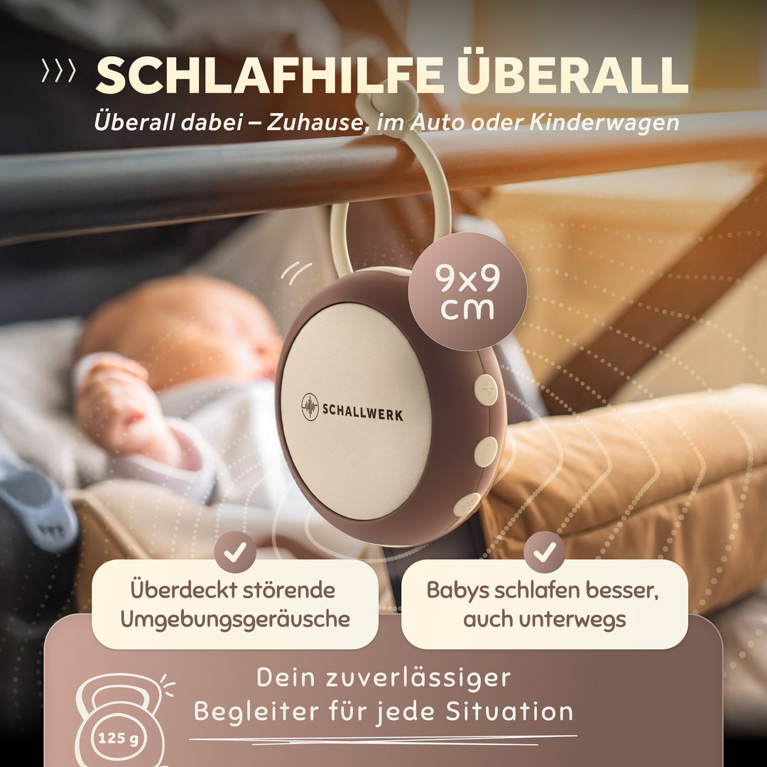Calm+ go | White Noise Einschlafhilfe für Babys