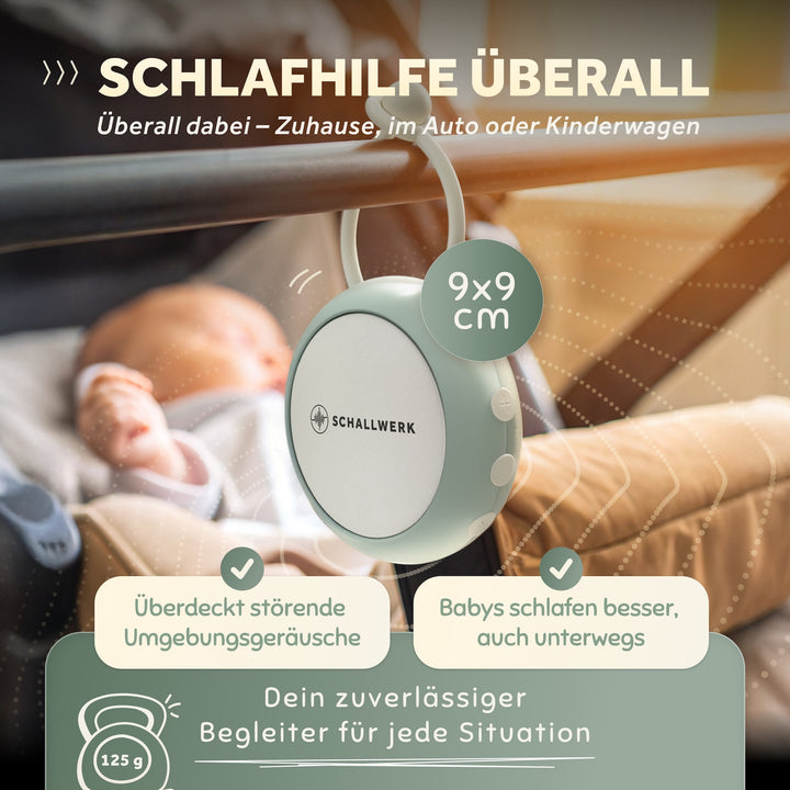 Calm+ go | White Noise Einschlafhilfe für Babys