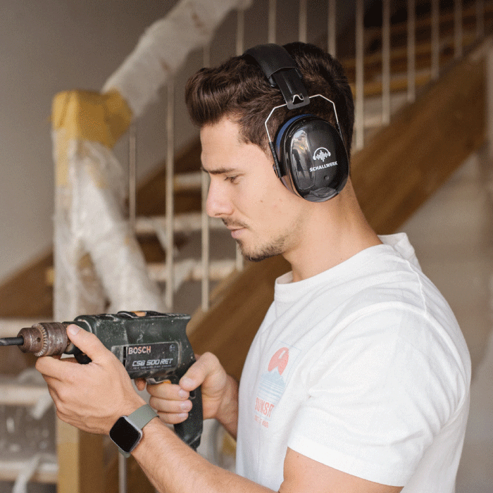 Schallwerk Work+ Arbeit Gehörschutz Kapselgehörschutz Lärmschutz Kopfhörer