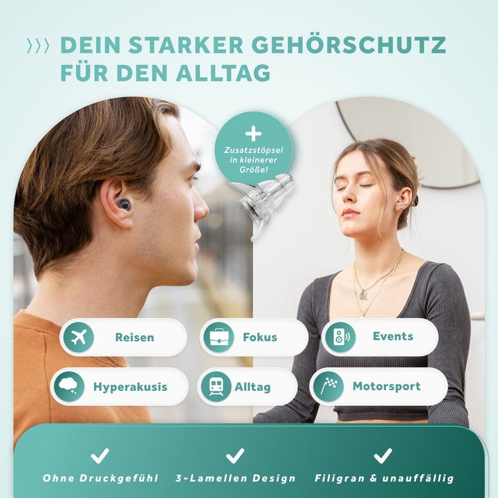 Strong+ Daily | Alltags Gehörschutz Ohrstöpsel